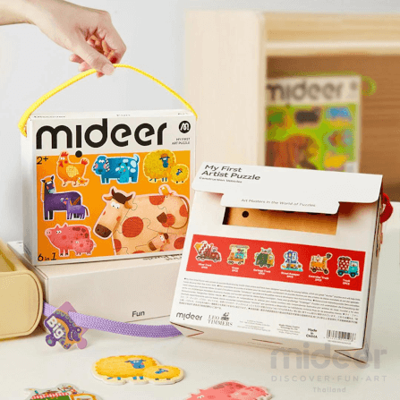 จิ๊กซอว์สำหรับเด็กเล็ก ลายสัตว์ในฟาร์ม MIDEER MD1462_2